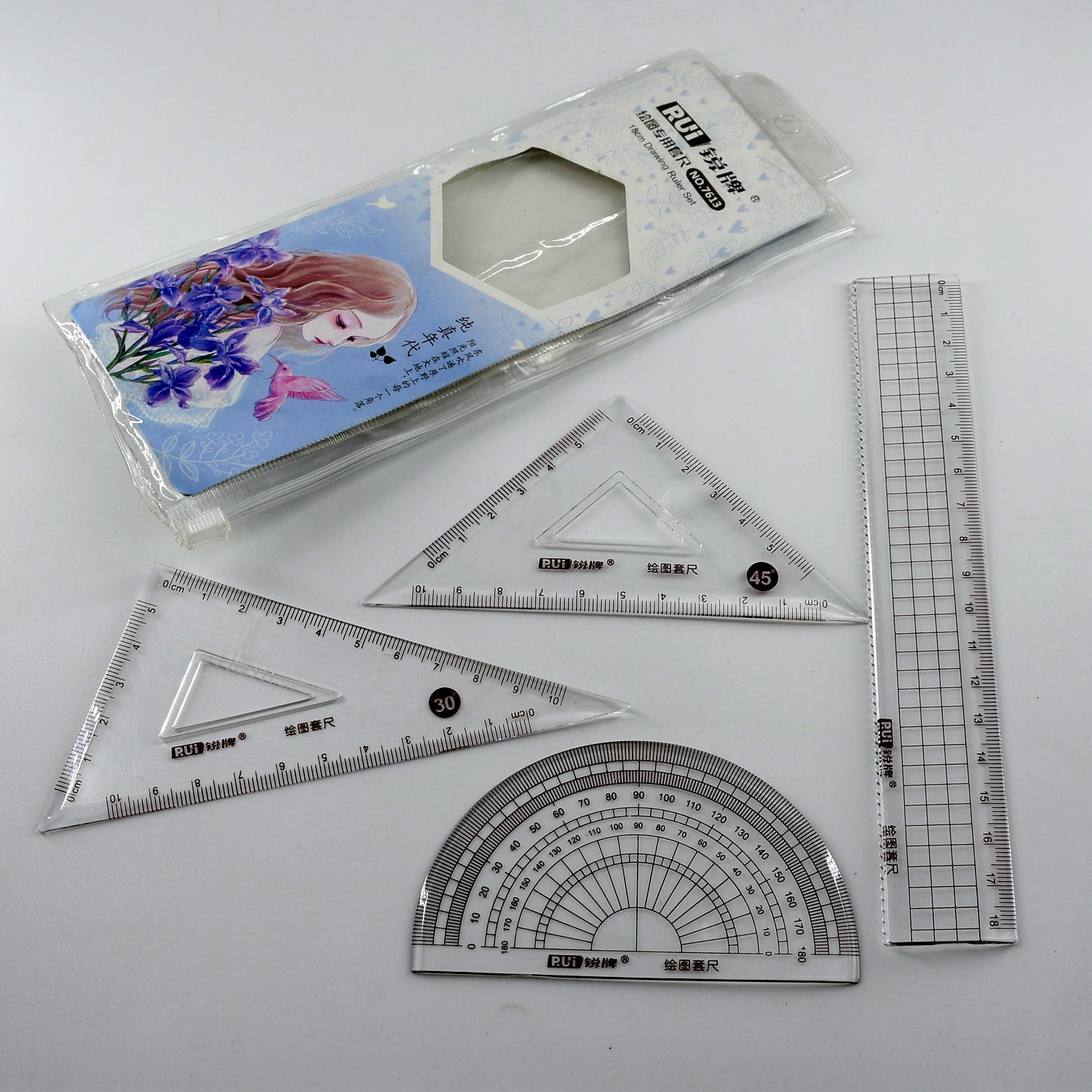 7914 4pcs Ruler Suit Stationery Set for School Student Office ,Draft Rulers for School Office Supplies and Supplies-High School DeoDap 7914 4pcs Ruler Suit Stationery Set for School Student Office ,Draft Rulers for School Office Supplies and Supplies-High School DeoDap